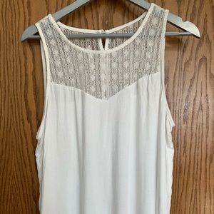 Torrid 1x white cotton tank